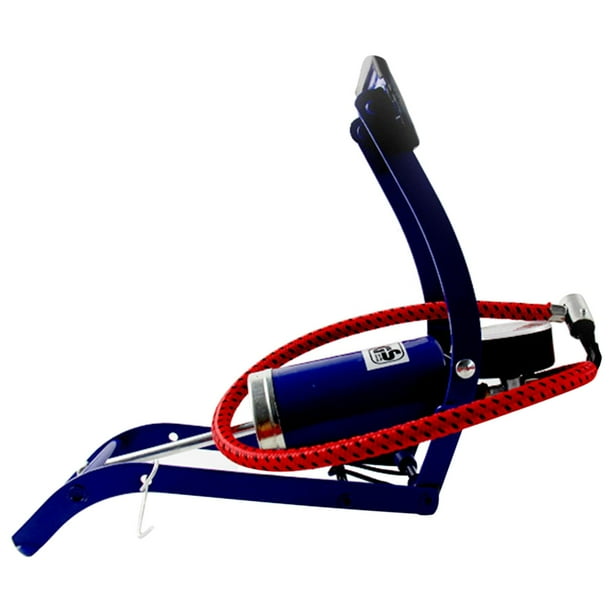 Air Pump Inflator with Pressure Gauge Bike Floor Foot Pump for Car Tyres Balls