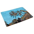 thumbnail image 2 of MKHERT Sunny Tropical Scene Landscape with Palm Trees and Exotic Plants Doormat Rug Home Decor Floor Mat Bath Mat 30x18 inch, 2 of 3
