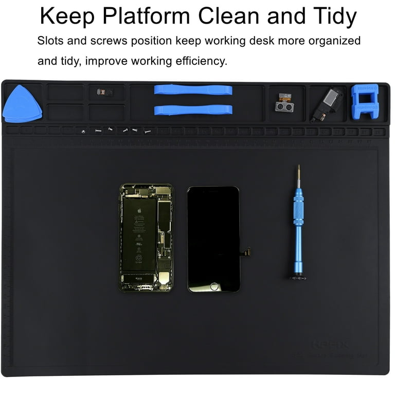 Professional Anti-slip Desk Silicone Pad Maintenance Mat for Phone