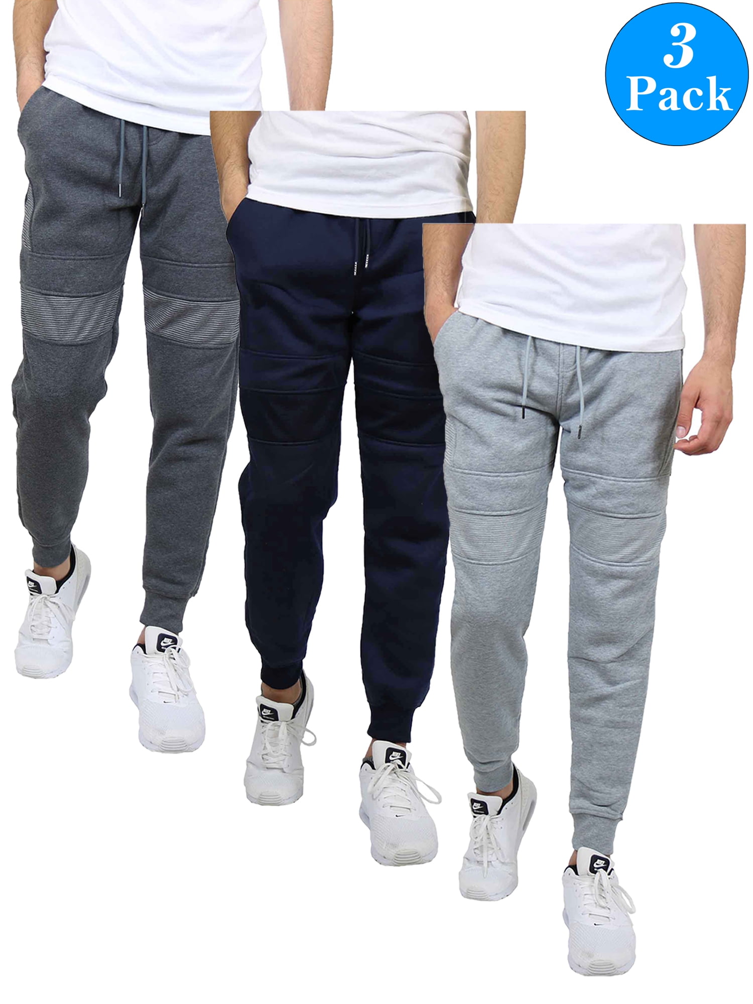 Galaxy by Harvic Men's Cotton Fleece Slim Fit Jogger Pants sweatpants Galaxy by Harvic Men's Cotton Fleece Slim Fit Jogger Pants sweatpants