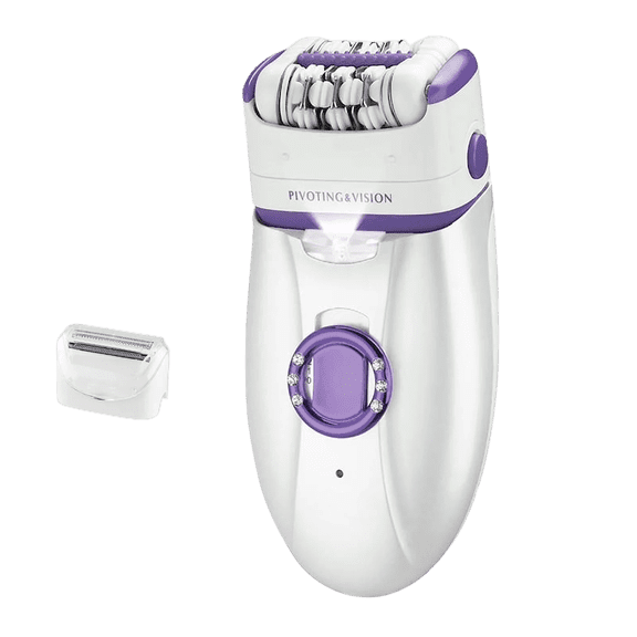 Eyucdvc Rechargeable Cordless Women Epilator, Electric Facial Body Hair Remover, Portable Tweezer Depilator for Legs, Underarms, Bikini Area