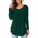 thumbnail image 3 of Blusa De Manga Larga Para Mujer, Cuello Redondo Con Volantes, Transpirable, Suelta, Para Fiesta ANGGREK Otros, 3 of 5