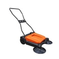 thumbnail image 1 of Fixturedisplays® Balayeuse de Plancher Mécanique Poussée à la Main pour Sentier et Entrée 26 Pouces Marche derrière Balayeuse de Plancher Industrielle Balayeuse de Plancher Poussée à la Main pour l'Extérieur Capacité de 3,9 Gallons 15754, 1 of 12