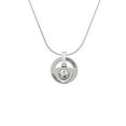 thumbnail image 2 of Delight Jewelry Silvertone Soccer ball in Heart Hockey Ring Charm Necklace, 18", 2 of 4