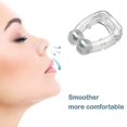 thumbnail image 2 of Stop Snoring Nose Clip Set - 10 Pack Magnetic Anti-snoring Nose Dilator, 2 of 5