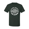 thumbnail image 2 of Wild Bobby, Grandpa Man Myth Legend Funny Dad Uncle Papa Dad Gift, Father's Day, Men Graphic Tee, Forest Green, XX-Large, 2 of 4