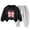 K, variant on TAmten Girls Outfit Sets 2 Pieces Long Sleeve Pullover Printed Girls Clothing Sets Size 5-6 Years