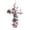 A60 C 3.1", variant on Easter Tree Decorations Felt Cross Hanging Ornaments 3.1" 3D Handmade Cross With Rose Christian Religious Decor Or Easter Spring Home Decor Bowl Filler Gift