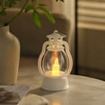 thumbnail image 4 of Mini Vintage LED Table Lamp, Battery Operated Plastic Night Light with Handle, for Holiday Shelf or Window Decor, 4 of 6