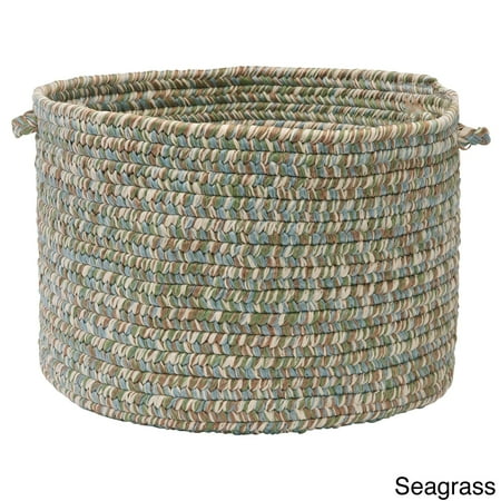 Colonial Mills 'Canyon' 18-inch Tweed Braided Basket