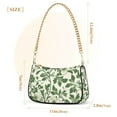 thumbnail image 3 of FORMRS Womens Shoulder Bag with Chain Strap Clutch Purse Cute Tote Handbag, Green Floral, 3 of 7