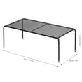 thumbnail image 3 of Mimifly Juego de 2 Organizadores de Armario de Cocina, Gabinete Congelador de 2 Estantes con Patas Antideslizantes para Utensilios de Encimera de Despensa de Refrigerador, Negro, 2 Unidades, 3 of 6