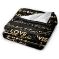 thumbnail image 6 of Dad Blanket Fathers Day Blanket Throw Blanket Gift for Father Dad Flannel Blanket Gold Sofa Blanket Soft Travel Blanket Birthday Gift 50"X40", 6 of 6