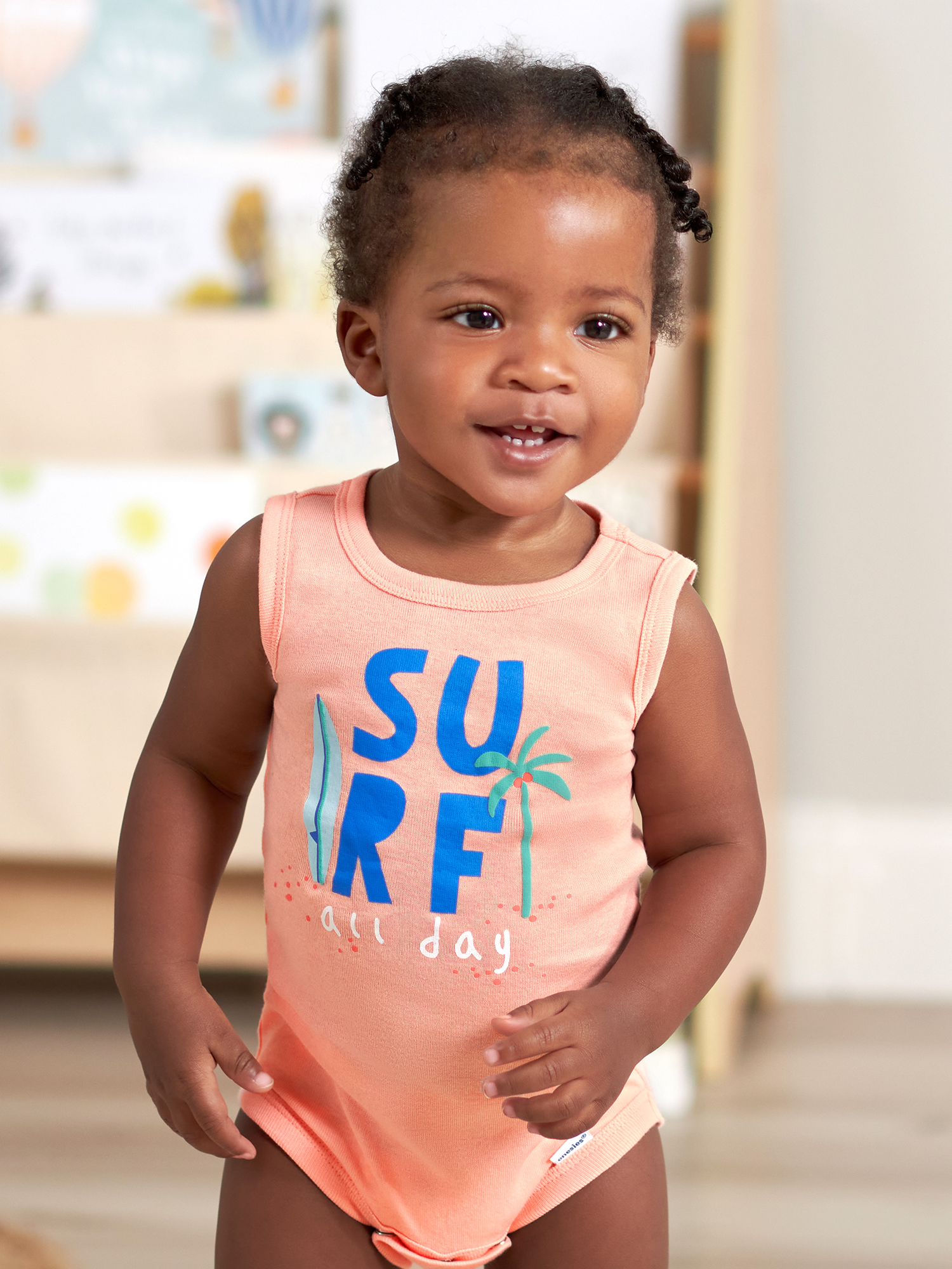 Gerber Baby Boy Tank Onesies Bodysuits, 4-Pack, Sizes Newborn - 24 Months