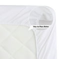 thumbnail image 6 of PiccoCasa Waterproof All Around Mattress Protector Microfiber Polyester Bed Fitted， White King, 6 of 6