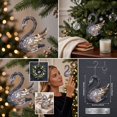 thumbnail image 5 of YuanGuangQ Christmas Acrylic Snowflake Ornament, Transparent Crystal Sequins Hanging Decoration, Holiday Party Home Window Decor for Christmas Tree Indoor Shelf, 5 of 7