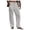 Light Gray, variant on Men's Fashion Solid Color Slim Loose Casual Pants, Waist with Pockets Trousers for Streetwear and Daily Outings,Army Green,L