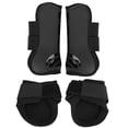 thumbnail image 1 of Horse Boots, Horse Leg Wraps Splint Boots For Horses 2 Pair Thicken PU Front Hind Boots Legs Protector Elastic Horse Boot For Riding Shock Absorbing Jumping Competition, 1 of 8