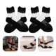 thumbnail image 1 of YSNOOWE 2Pares Calcetines De Encaje Negro Para Mujer Transpirables Y Transparentes Para Eventos, 1 of 6