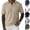 Khaki, variant on LTTVQM Mens Polo Shirts Short Sleeve Waffle Knit Casual Shirt Slim Fit 2026 Summer Fashion Golf Outdoor Shirts Khaki 3XL