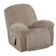 thumbnail image 3 of Funda elástica, extraíble y lavable para sillas de comedor, ideal para hoteles y comedores. Brown_1, 3 of 9