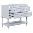 36" Bathroom Vanity without Sink, Free Standing Vanity Set with