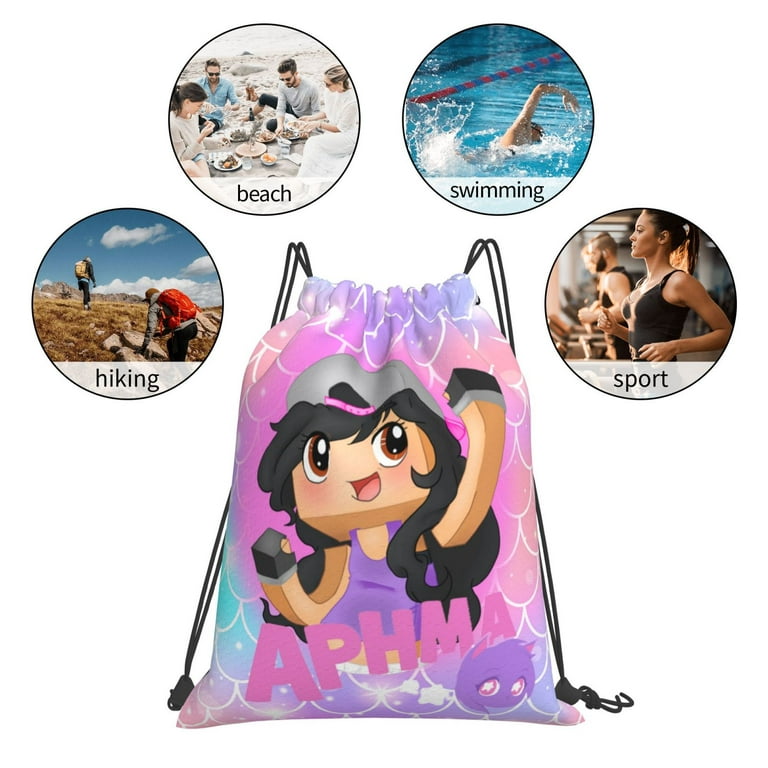 The New Aphmau Round Lunch Box Lunch Bag Pack For Elementary