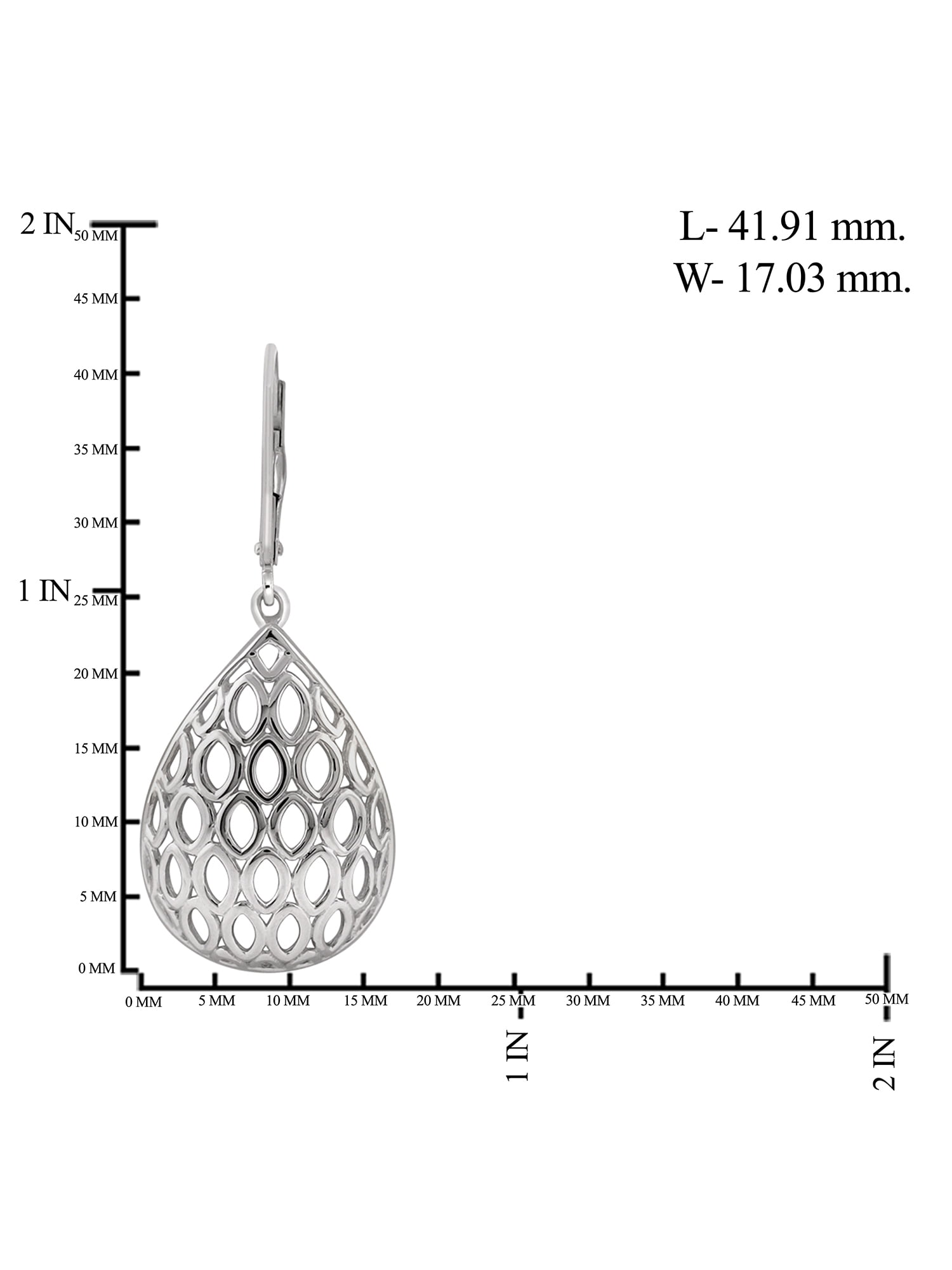 JewelersClub Sterling Silver Filigree Earrings