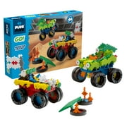Plus-Plus GO! - 600 pc Monster Trucks Instructed Building Set, Ages 5+