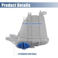 thumbnail image 5 of Unique Bargains Coolant Radiator Reservoir Tank 8K0121405E with Cap and Sensor for Audi S5 Q5, 5 of 6