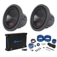 thumbnail image 1 of (2) Alpine SWR-8D2 8" 1000w DVC Car Subwoofers+Mono Sub Amplifier+Amp Kit SWR8D2, 1 of 22