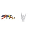 thumbnail image 1 of Estatua De Gesto Con La Mano, Escultura De Animal, Figura Caminando, Adorno Decorativo Para Estantería, Interior, Hogar, Apartamento, Dormitorio, Restaurante. Escultura Creativa De Dedos., 1 of 8