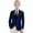 Dark Blue, variant on Stylish Kids Formal with Lapel Long Sleeve Button Front Casual Wear for Children Versatile Outfit