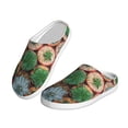 thumbnail image 2 of Lsque Cactus 4 Pattern Womens Comfort Cotton on Scuff With Memory Foam and Anti-skid Sole Slipper-46/47, 2 of 7