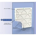 thumbnail image 3 of 16 3/8 x 21 1/2 x 1 Carrier Replacement MERV 10 Pleated Air Filters by Glasfloss. Box of 6, 3 of 4