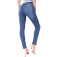thumbnail image 2 of BodiLover, Women's, Stretchy Comfy Shaping Pull On Skinny Denim Jeans, Denim Medium, 14, 2 of 5
