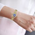 thumbnail image 3 of Primegos 1 Set Women Jewelry Set with Gift Box Complete Collection of Quartz Watch Necklace Bracelet Ring Earrings Set Rhinestone Golden Jewelry, 3 of 8