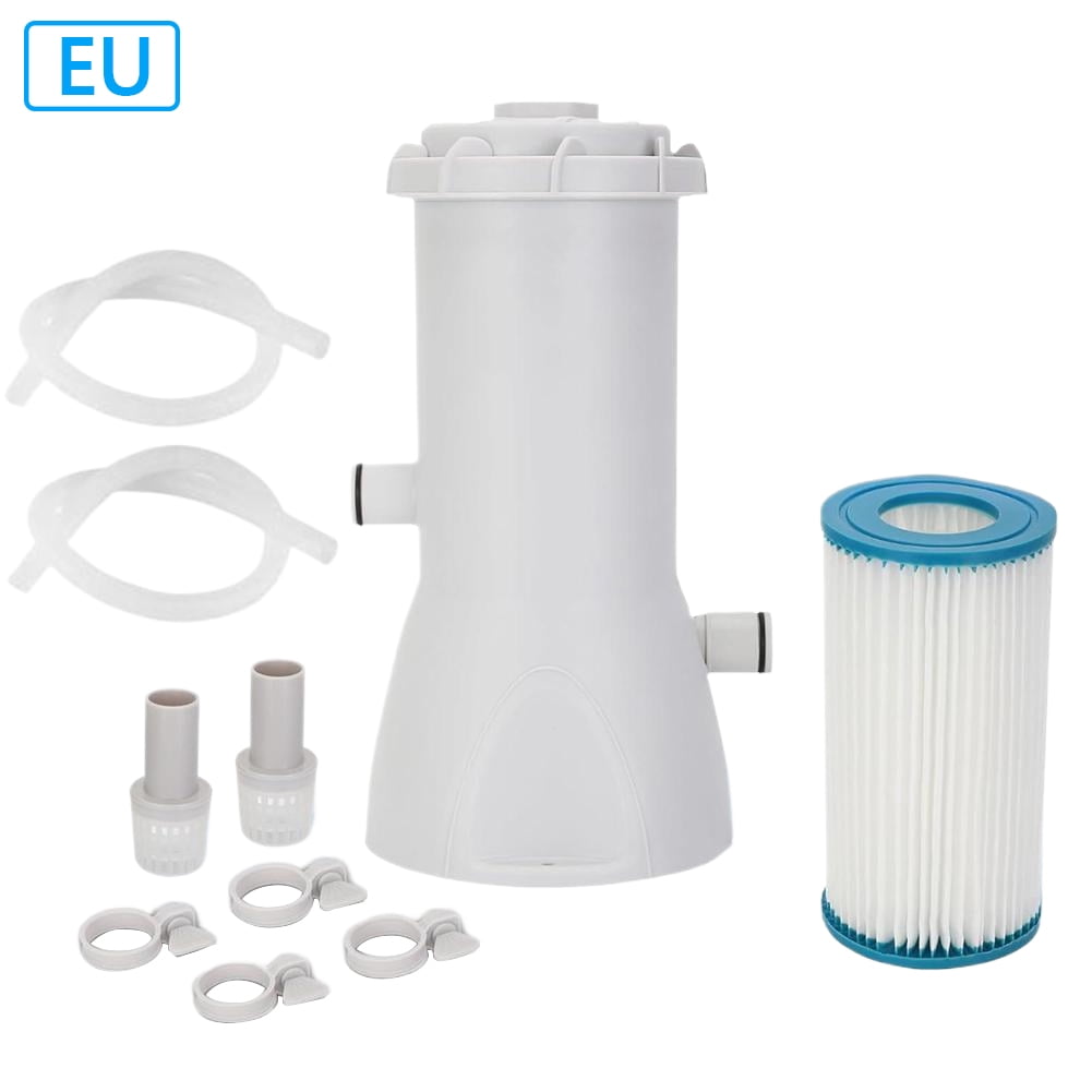 Yucurem Pool Cartridge Filter Pump Pool Filter System 1000 Gph Powerful Above Ground Pool Filter Pump For Above Ground Pool (EU)