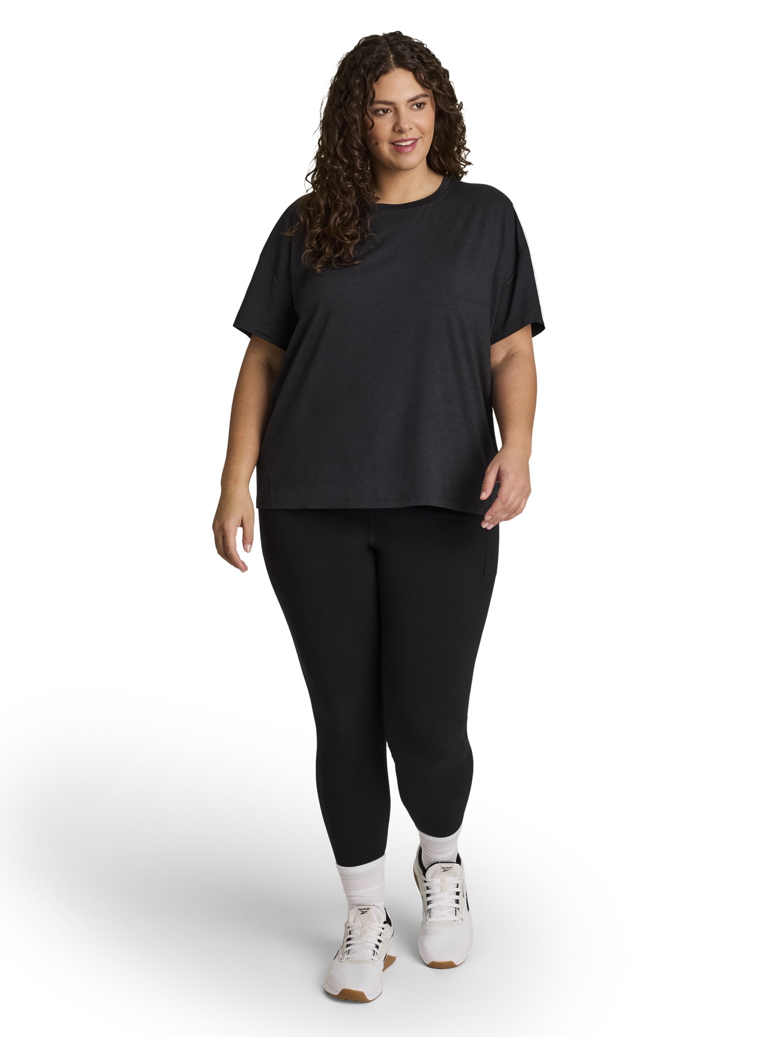 Reebok Women's Legacy Meet & Greet Performance Short Sleeve Top, Sizes XS-4X