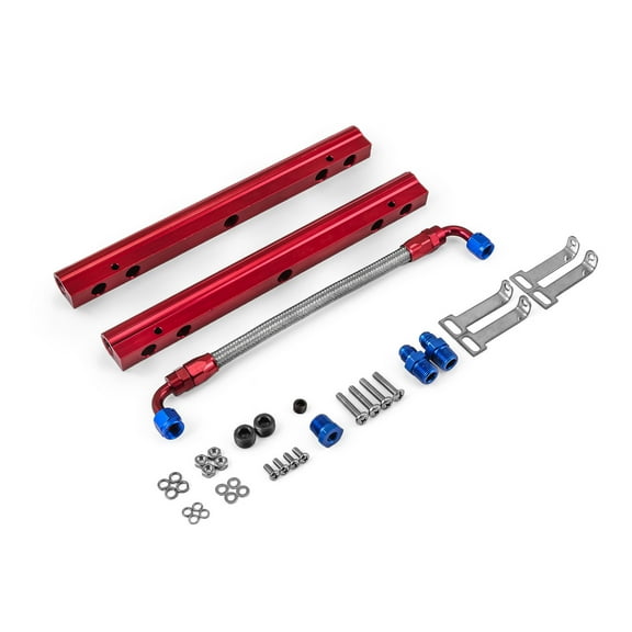 Speedmaster PCE137.1013 Pontiac 326 350 389 400 421 428 455 Aluminum Fuel Injector Rail Kit [HiRise]
