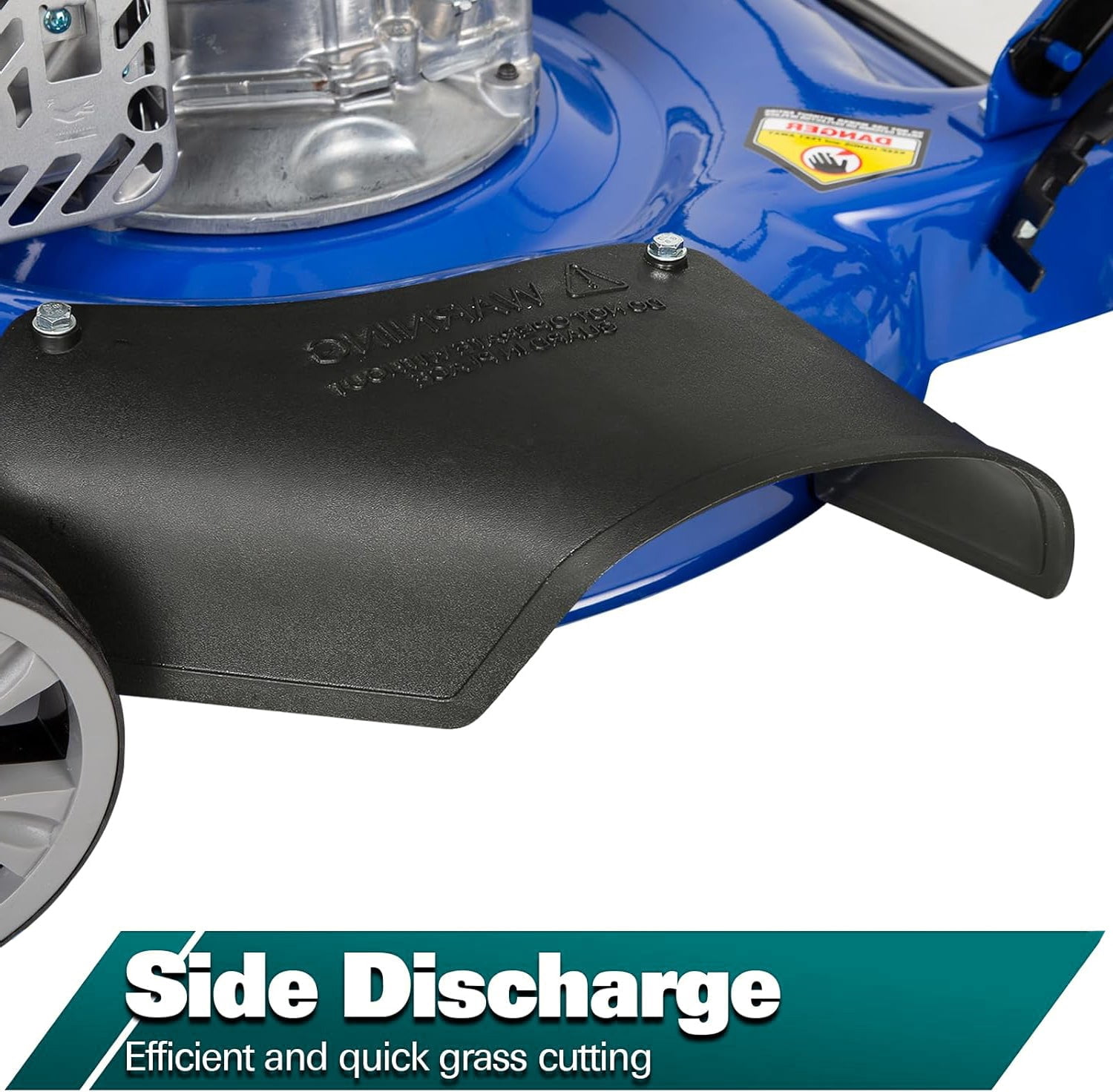 ANLIBATT Gas Lawn mower 20" Cutting Deck 144cc 4-Cycle Engine, Steel Deck with Side Discharge