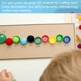 thumbnail image 4 of Uxcell 16 Pcs Pompons de 2 Pouces pour Bricolage, Multicolore, 4 of 6