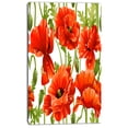 thumbnail image 2 of Motif Sans Couture de Coquelicots Rouges - Impression sur Toile Florale, 2 of 3