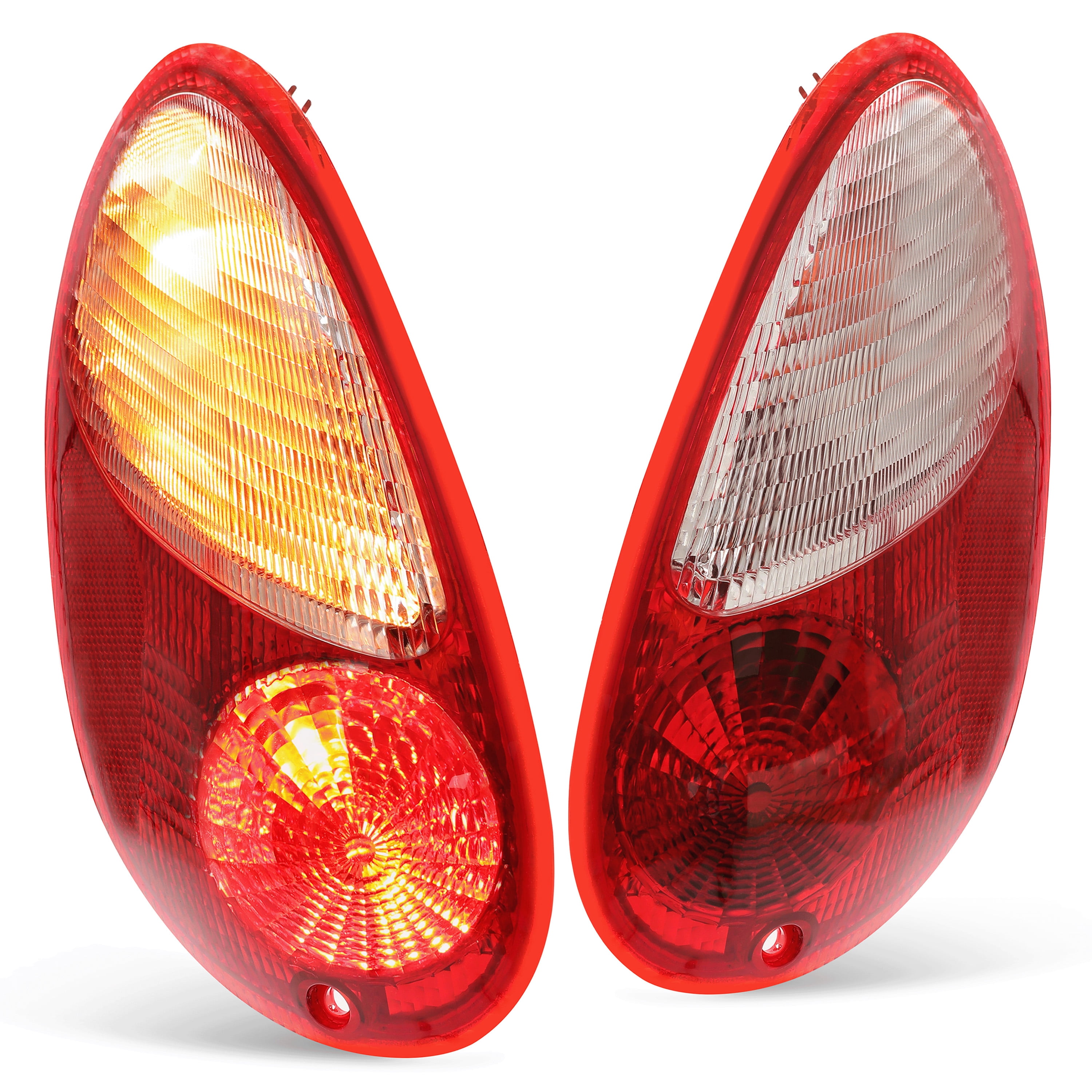 Kojem Tail Lights Lamps for 2006 07 08 09 2010 Chrysler PT Cruiser Replaces 5116222AB 5116223AB Pair w/ Bulbs Halogen