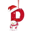 thumbnail image 1 of 2D Acrylic Christmas Tree 26 Letter Pendant Decorative Gift Family Christmas Party Pendants, 1 of 6