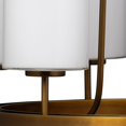 thumbnail image 4 of Jamie Young Co Kingdom Glass Chandelier in Antique Brass Metal Finish, 4 of 5
