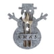 thumbnail image 3 of Bearachild de Navidad Cubiertos Bolsa Sacos Vajilla única Titular Organizador Ligero Encantador Pequeño Vajilla de Navidad Bolsas Cocina Kits de decoración para fiestas Gris claro Bearachild HA068999-02, 3 of 6