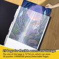 thumbnail image 4 of LOTMOFUN Puzzle Storage Folder for 1000 Pieces, Portable Large Capacity Jigsaw Puzzle Organizer with 25 Pockets for 50 Sets Puzzle Folder, Dustproof, 4 of 6