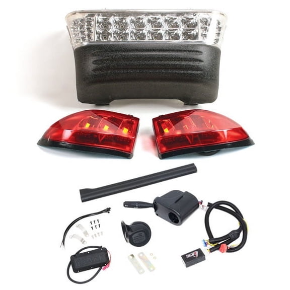 GTW Deluxe LED Light Kit for Club Car Precedent 2004-2008 Electric Golf Cart