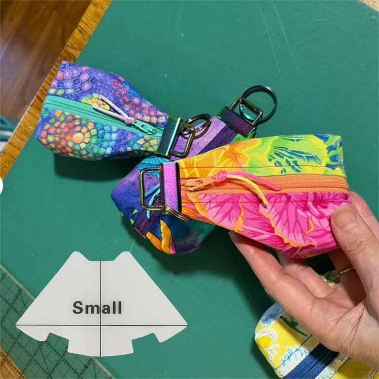 RnemiTe amo Deals 2022 New Cute Key Pouch Template Ruler Keychain Template Ruler Walmart